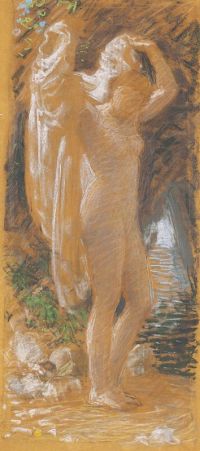 Moore Albert Joseph Study For A Bather 1891 Leinwanddruck