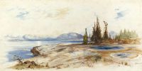 Moran Thomas Yellowstone Lake Ca 1874