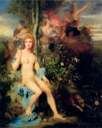 Moreau Apollo And The Nine Muses canvas print