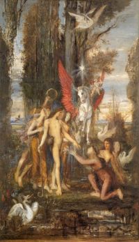Moreau Hesiod And The Muses canvas print