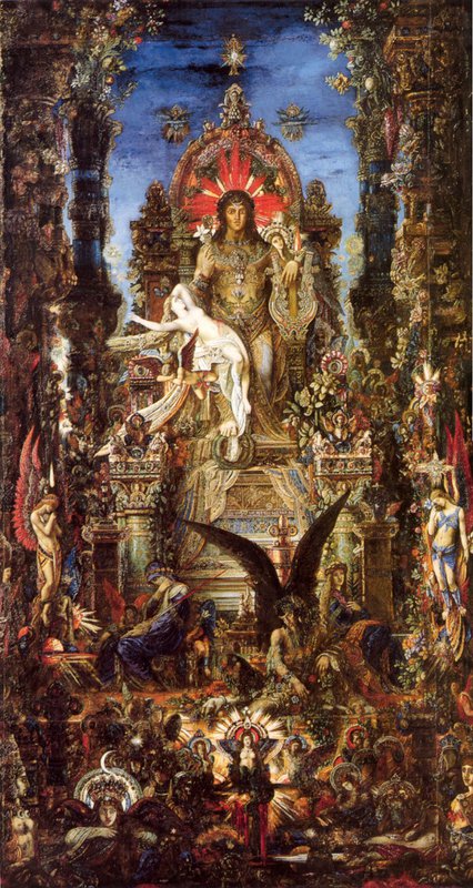 Moreau Jupiter And Semele canvas print