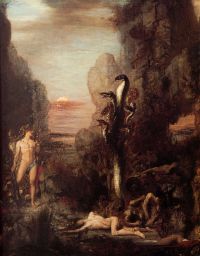 Moreau Moreau Hercules And The Hydra 1876 canvas print