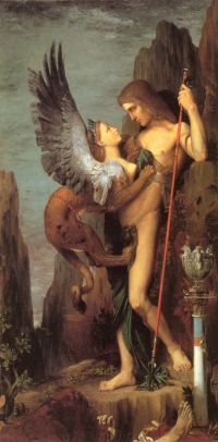 Moreau Ödipus und die Sphinx