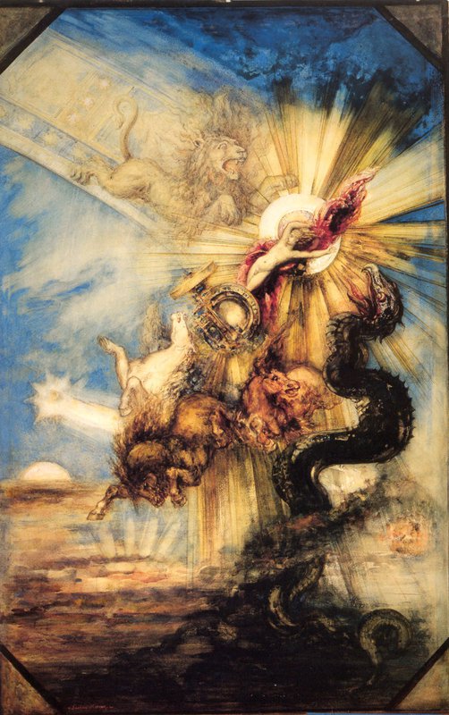 Moreau Phaethon-large canvas print