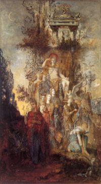 Moreau The Muses Leaving Their Father Apollo To Go canvas print