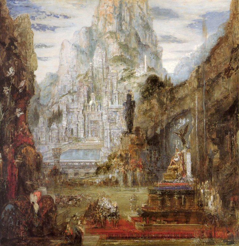 Moreau The Triumph Of Alexander The Great canvas print
