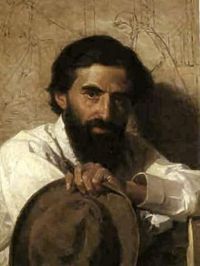 لوحة موريلي دومينيكو ريتراتو دي دومينيكو موريلي 1859