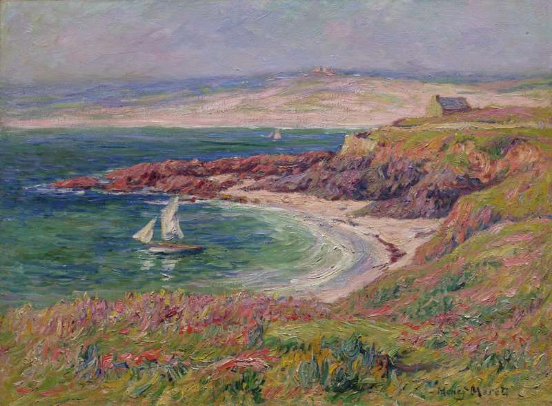 Moret Henry Baie De Trouville Cotentin Ca. 1910 canvas print