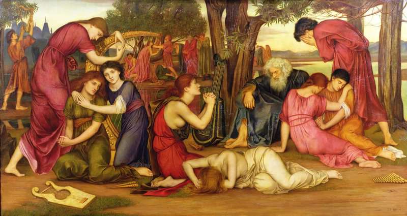 Morgan William De By The Waters Of Babylon 1883 canvas print