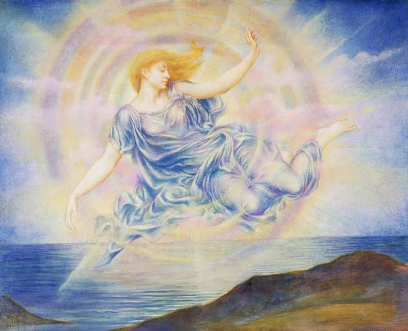 Morgan William De Evening Star Over The Sea 1900 19 canvas print