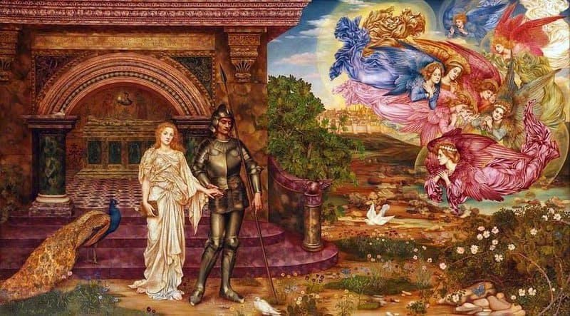 Morgan William De Life And Thought Emerging From The Tomb 1893 canvas print