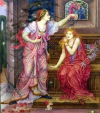 Morgan William De Queen Eleanor And The Fair Rosamund Ca. 1903 canvas print