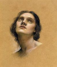 Morgan William De Study Of A Woman S Head 1910 14