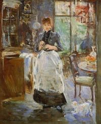 Morisot Berthe In The Dining Room 1886 canvas print