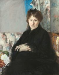 Morisot Berthe Portrait De Madame Edma Pontillon Nee Edma Morisot Soeur De L Artiste 1871 canvas print