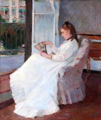 Morisot Berthe The Artist S Sister At A Window 1869 canvas print