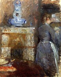 Morisot Berthe The Dining Room Of The Rouart Family Avenue D Eylau 1880 canvas print