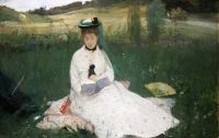 Morisot Berthe The Green Umbrella canvas print