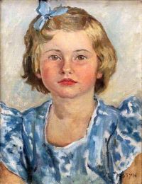 Mostyn Dorothy Mrs Lahr As A Child Ca. 1950 canvas print