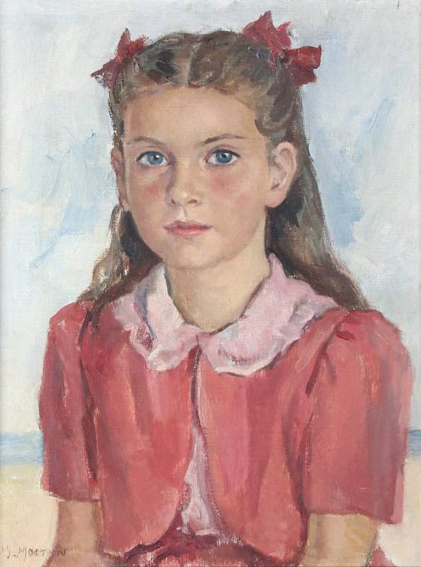 Mostyn Dorothy Portrait Of A Young Girl canvas print