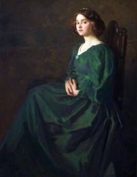 Mostyn Dorothy The Green Gown 1903 04 canvas print