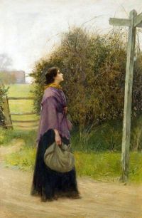 Mostyn Dorothy Which Way To Bushey 1893 canvas print