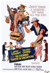 Mr Hobbs Takes A Vacation 1962 Movie Poster canvas print