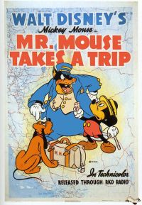 Stampa su tela Mr Mouse Takes A Trip 1940 Movie Poster