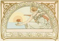 Mucha Alphonse Decorativ Panel canvas print