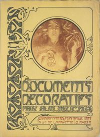 Mucha Alphonse Documents Decoratifs Cover 1902 canvas print