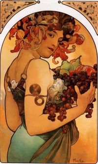 Mucha Alphonse Fruit 1897