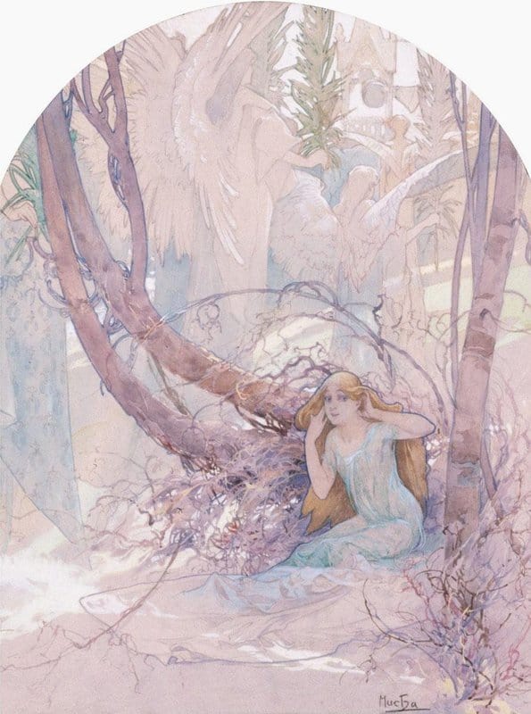 Mucha Alphonse Le Carrillon De Paques Reveillant La Nature 1896 canvas print