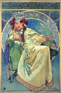 Mucha Alphonse Princess Hyacinth 1911 canvas print