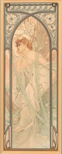 Mucha Alphonse Times Of The Day 1899 4