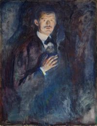 Munch Edvard Self Portrait With Cigarette