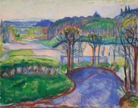 Munch Edvard Paysage de printemps
