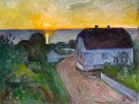 Munch Edvard Sunrise à Asgardstrand