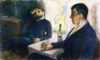 Munch Edvard Les Buveurs d'Absinthe 1890