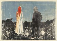 Munch Edvard The Two Human Beings. The Lonely Ones canvas print