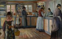 Munch Edvard Vrengen Landhandel 1885
