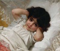 Munier Emile Portrait De Marie Louise 1880