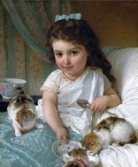 Munier Emile The Morning Meal 1880 canvas print