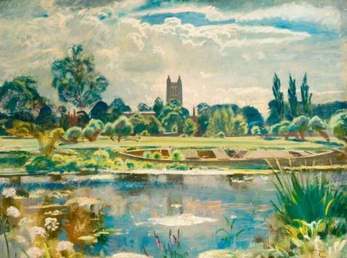 Munnings Alfred James A Barge On The Stour At Dedham 1 canvas print
