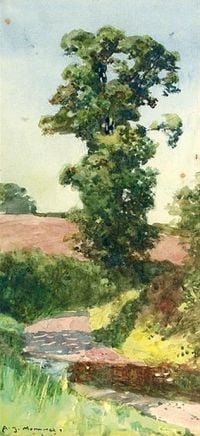 Munnings Alfred James A Country Lane