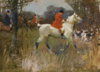 Munnings Alfred James A Hunting Morn canvas print