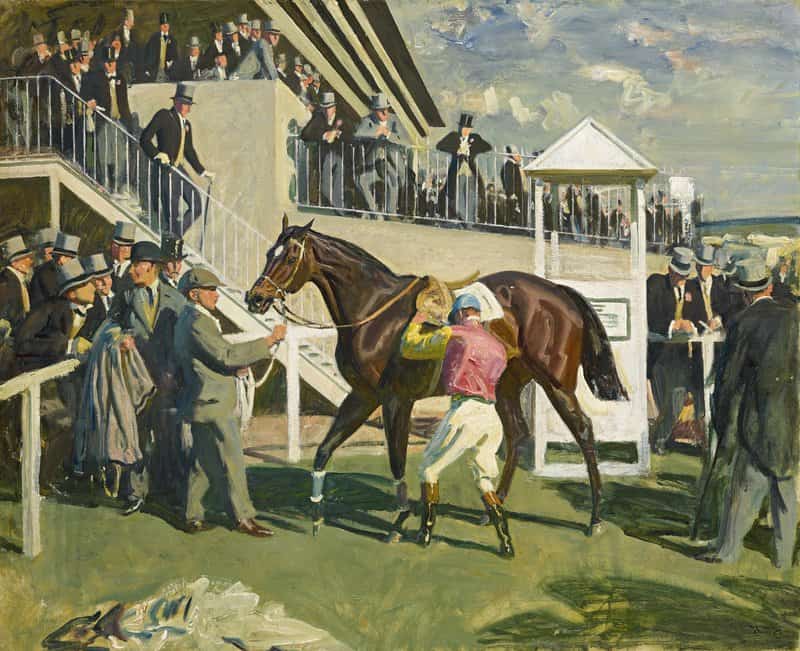 Munnings Alfred James A Winner At Epsom canvas print