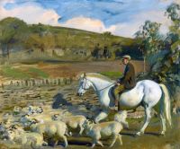 Munnings Alfred James An Exmoor Farmer canvas print