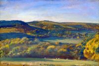 Munnings Alfred James Dunkery Beacon Exmoor canvas print