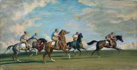 Munnings Alfred James Early Morning Newmarket canvas print