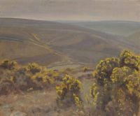 Munnings Alfred James Exmoor From Lynmouth Road Porlock canvas print